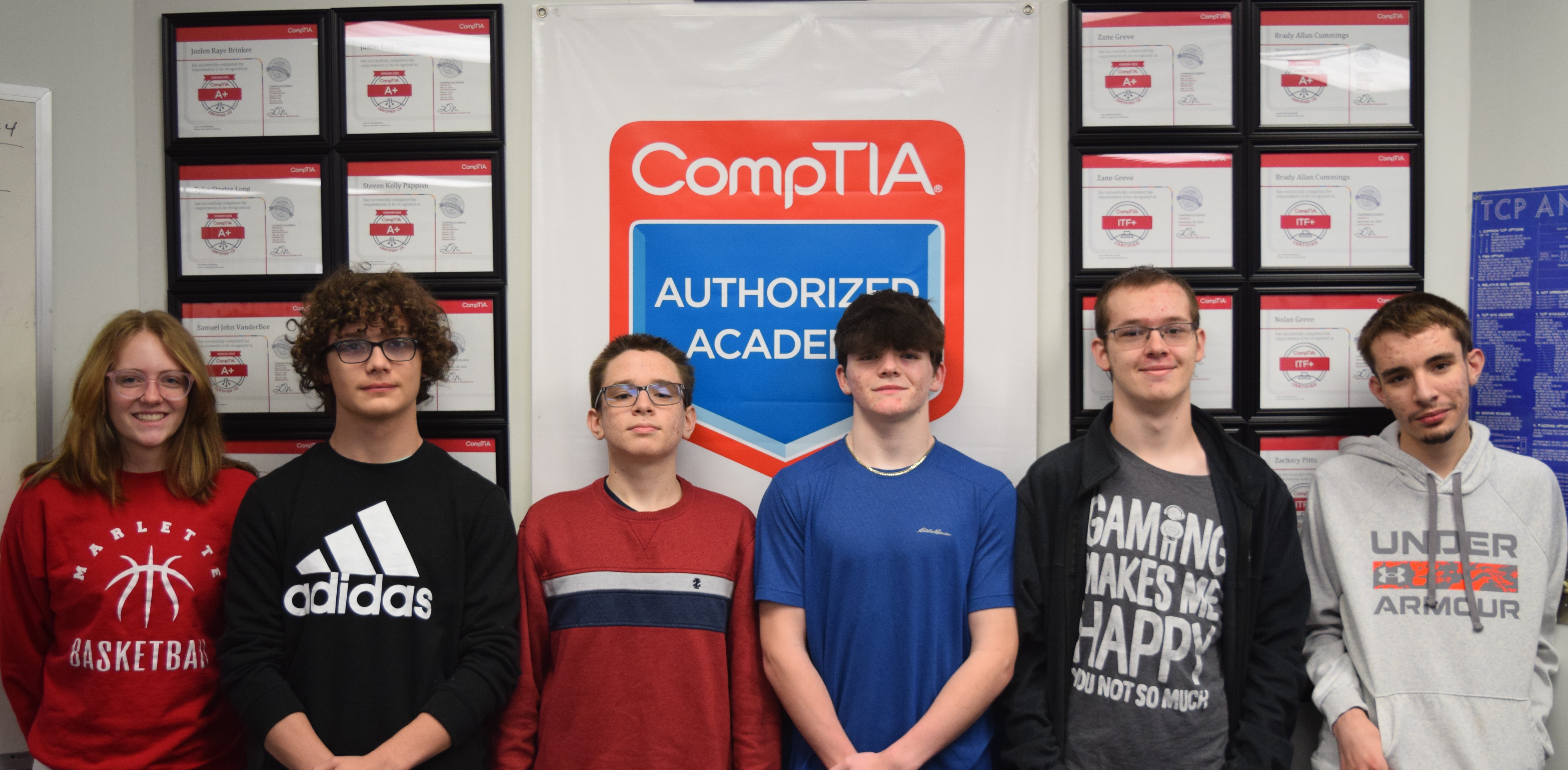 Marlette ITF+ certification students